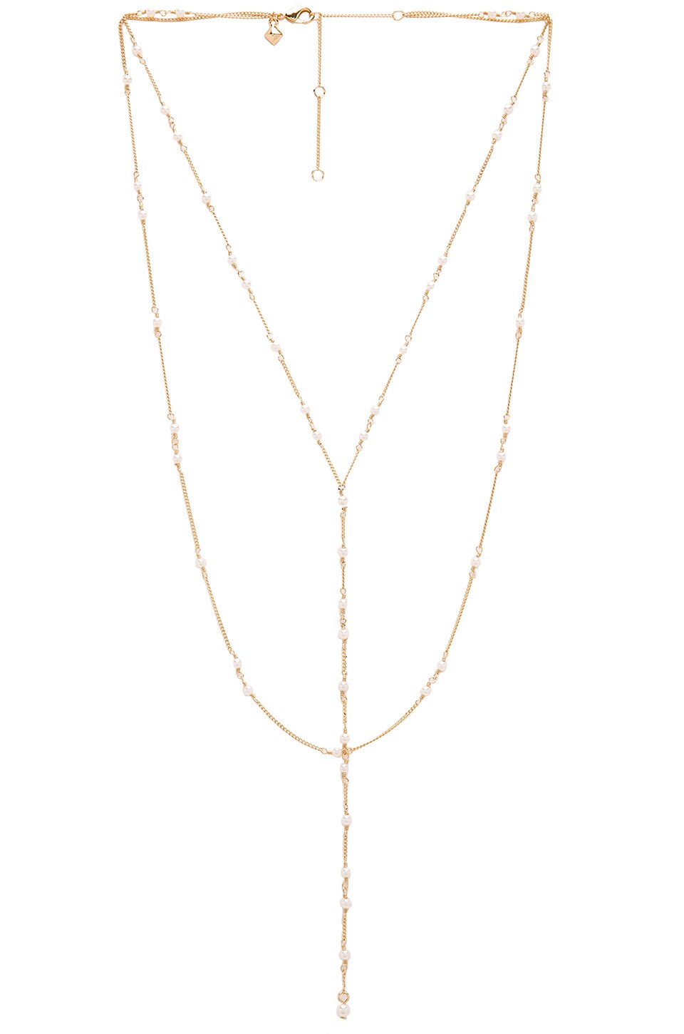 Rebecca Minkoff Pearl Layered Necklace 