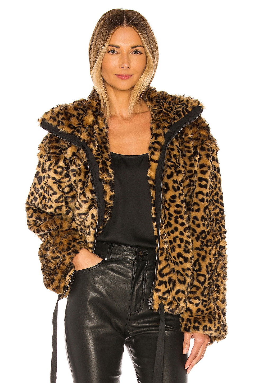 Rebecca Minkoff Faux Fur Brigit Jacket in Multi | REVOLVE