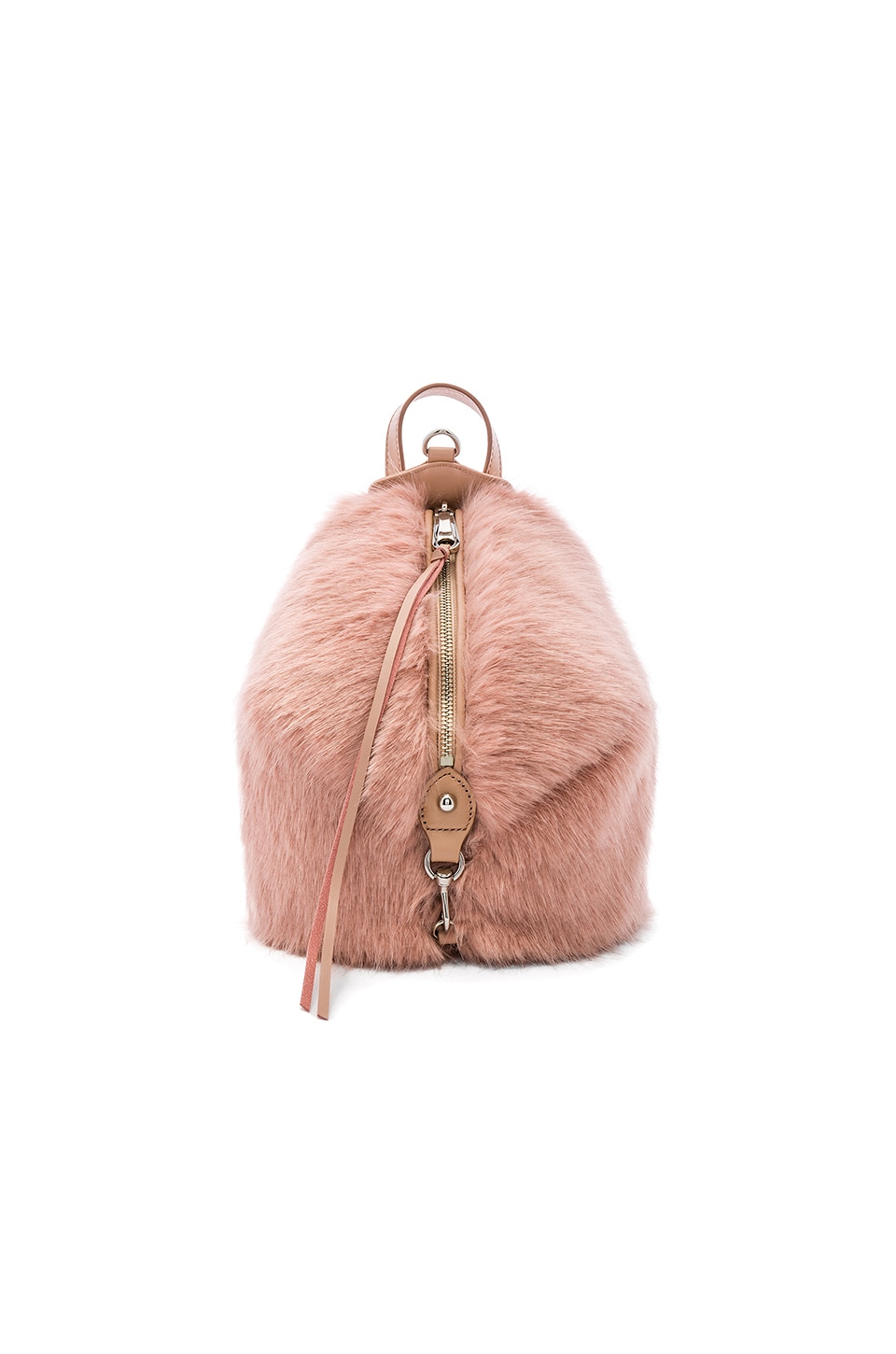 rebecca minkoff fur backpack