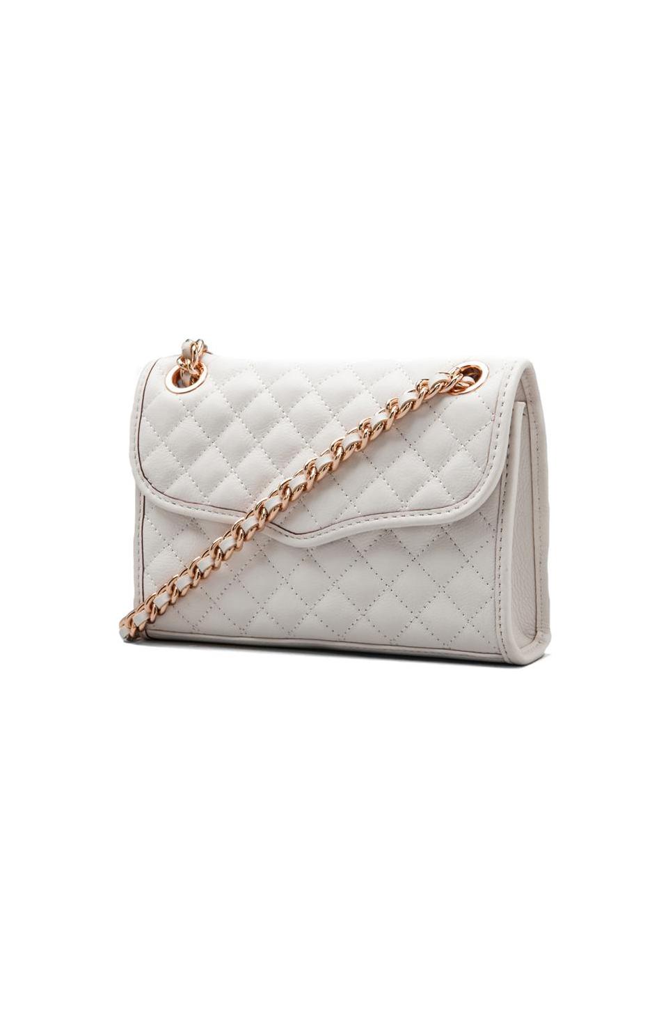 Rebecca Minkoff Diamond Quilted Mini Affair in White