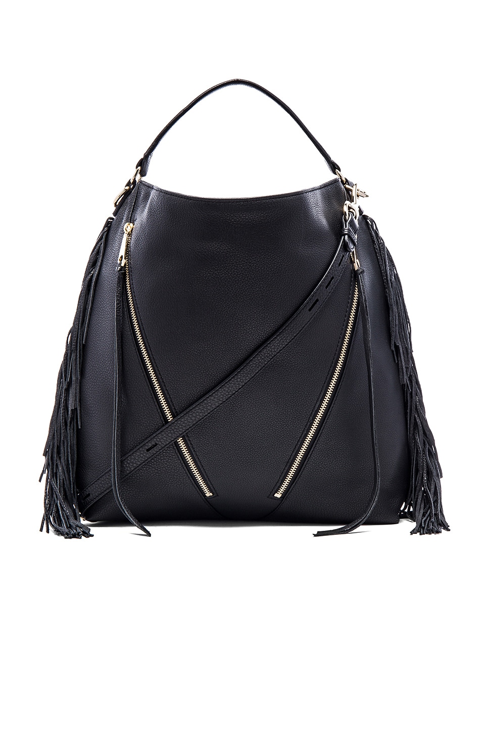 Rebecca minkoff 2025 fringe moto hobo