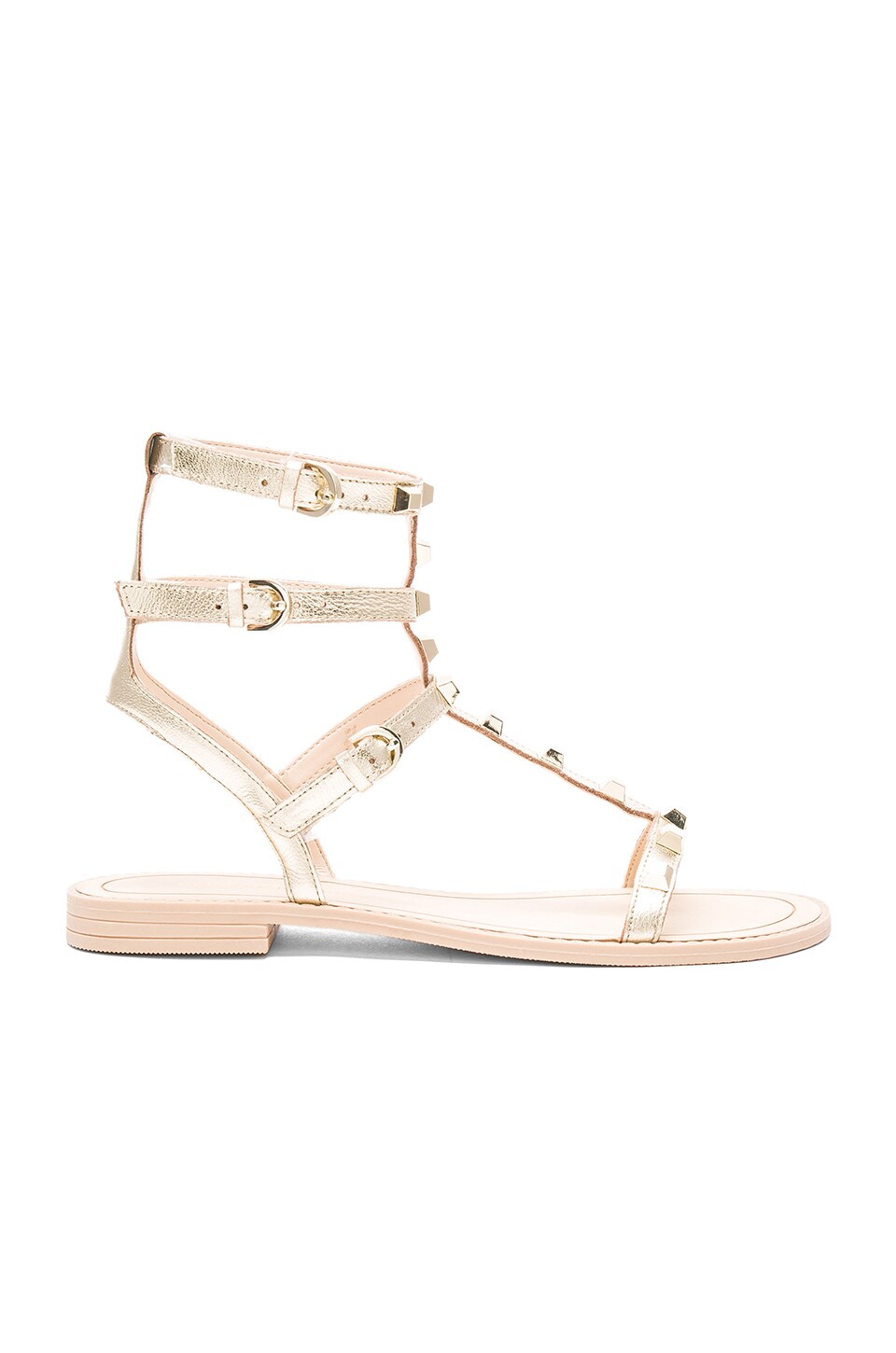 rebecca minkoff gold sandals