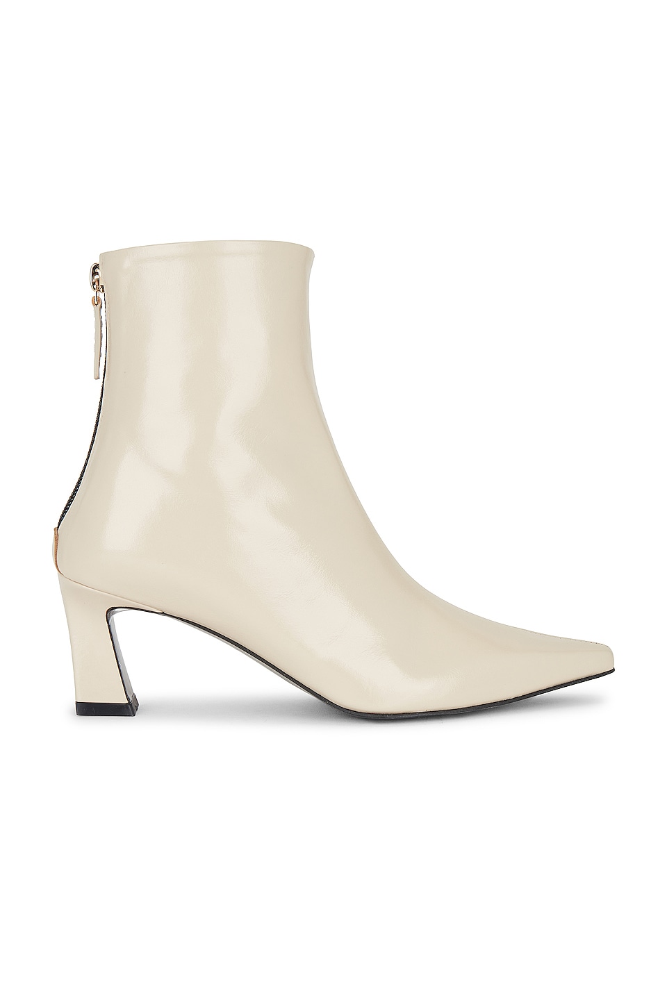 Reike Nen Leather Ankle Bootie in Cream | REVOLVE