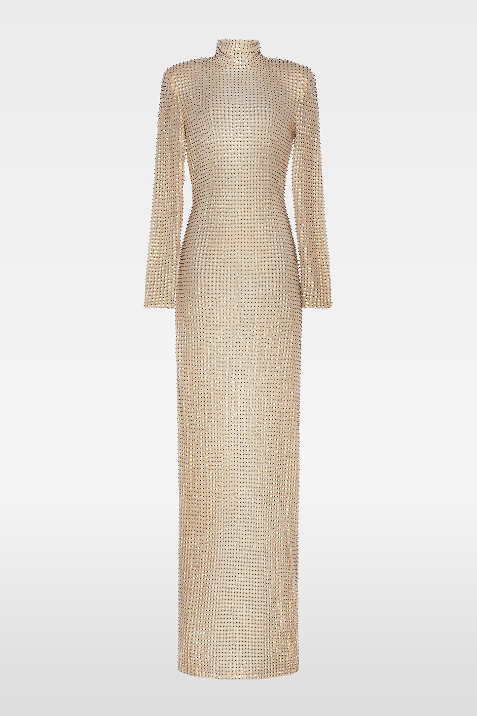 light gold maxi dress REVOLVE LOS ANGELES Polina Gown in Glod in Light Rainbow