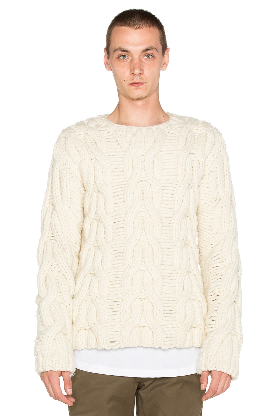 Rochambeau Slush Off Sweater in Ivory | REVOLVE