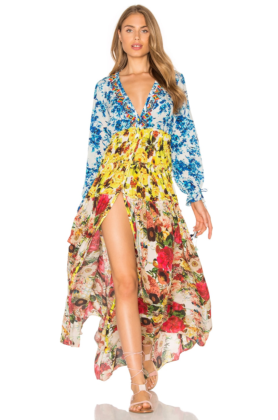 ROCOCO SAND Maxi Dress in Romantic Floral | REVOLVE