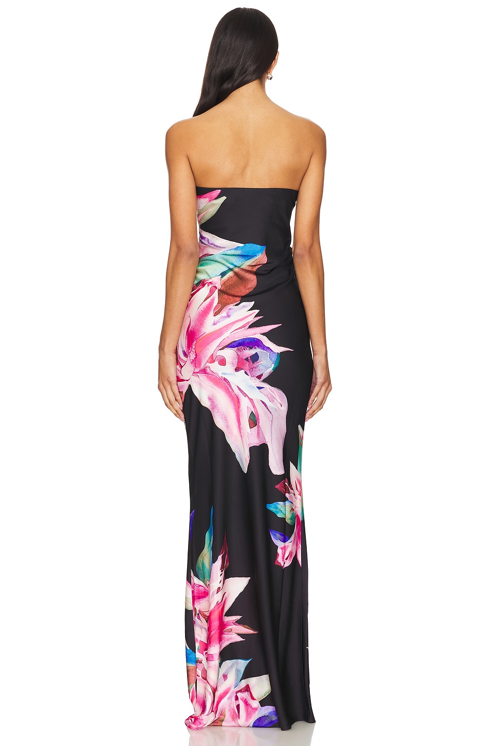 ROCOCO SAND Strapless Maxi Dress in Black,Blush - size M
