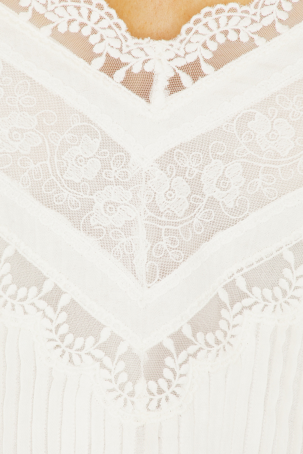 ROCOCO SAND Lace Detail Mini Dress in White | REVOLVE