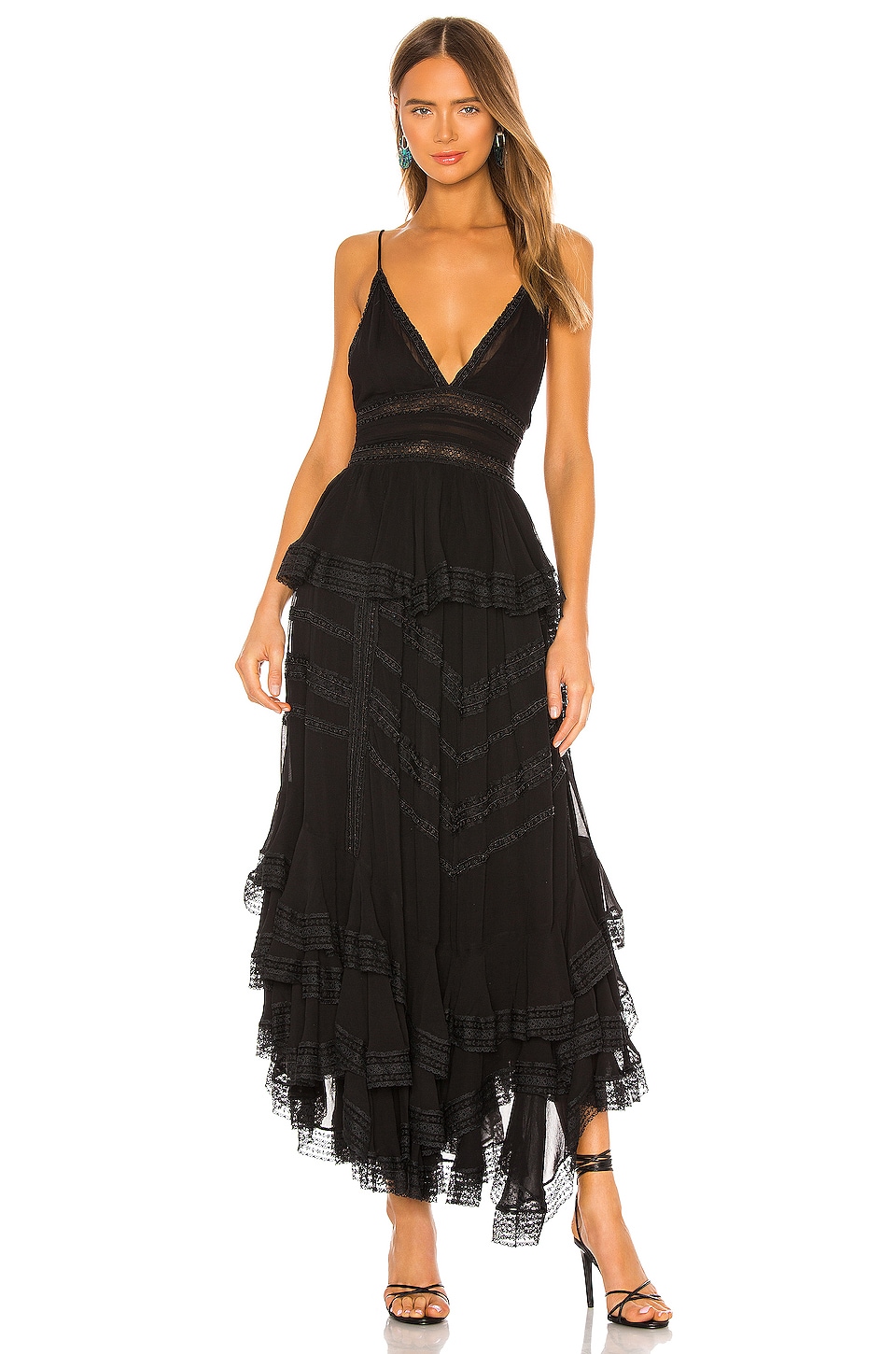 ROCOCO SAND Selene Dress in Black | REVOLVE
