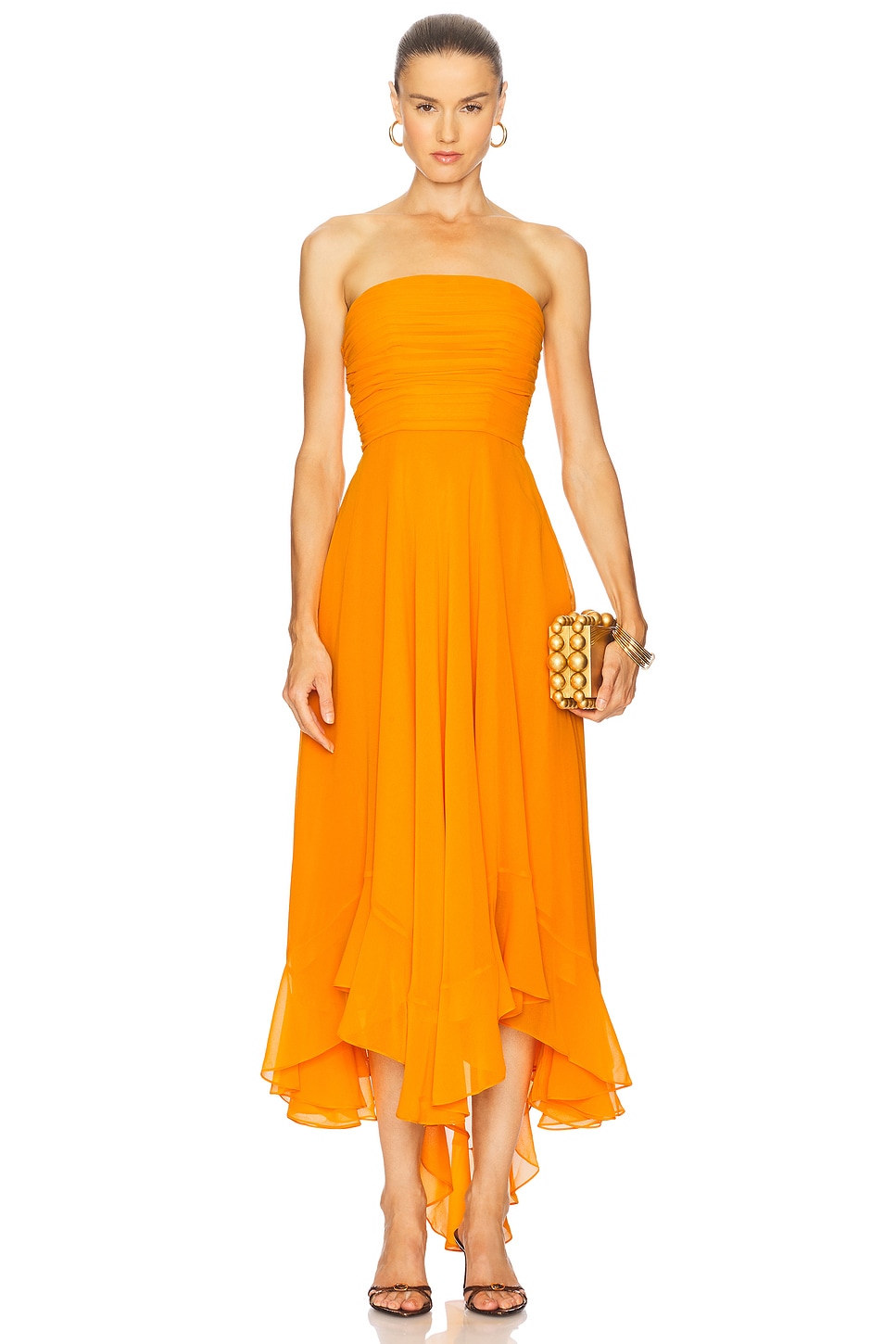 louisa chiffon dress retrofete Louisa Chiffon Dress in Aperitivo