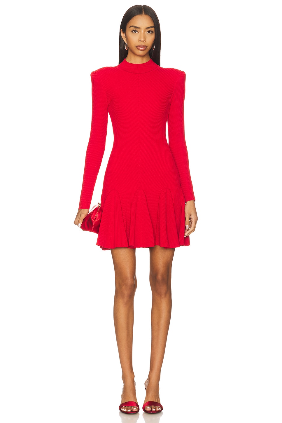 Retrofete Sydonie Mini Dress - Red Retrofete Sydonie Mini Dress - Red