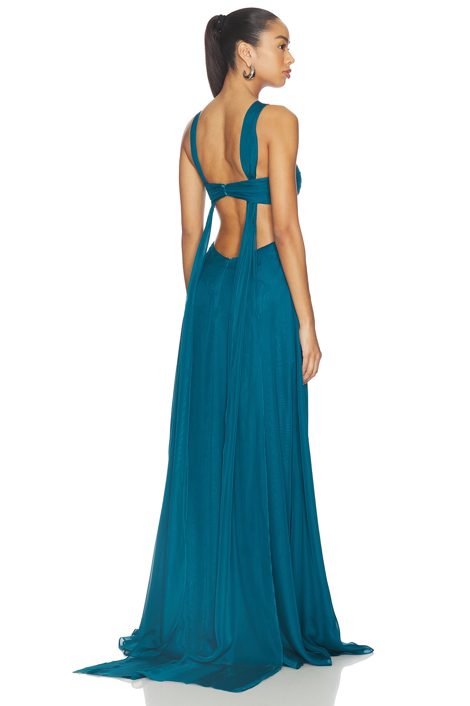 sachin and babi light blue dress Blue main image 1
