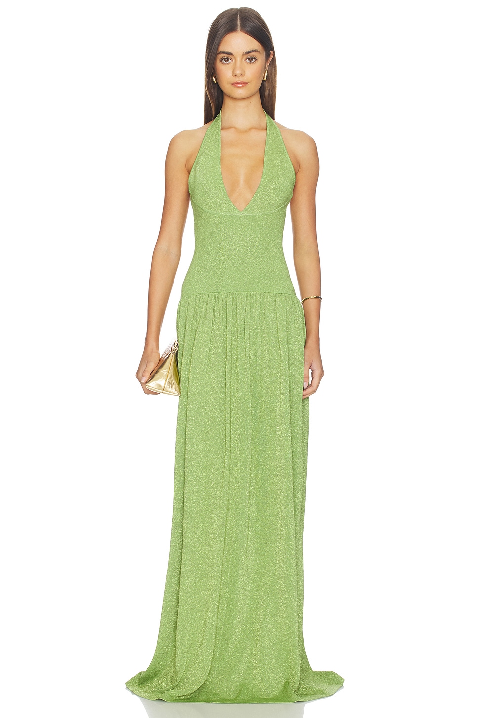 short green strapless dress Kiwi Easy Fit Dress – Cactus Flower main image 1