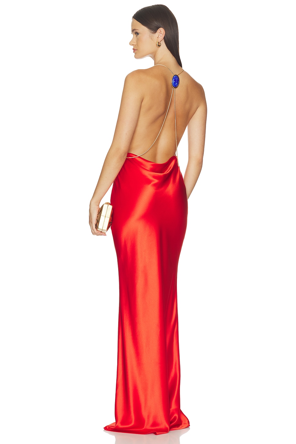 geranium red dress SIRIN GERANIUM RED DRESS