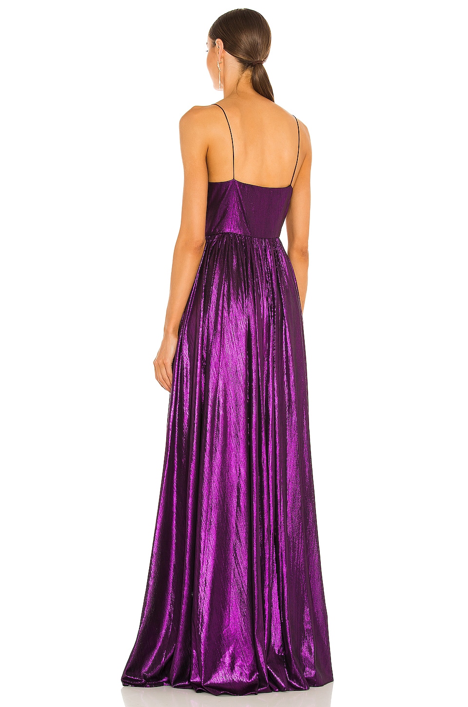 Retrofete Waldorf floor-length dress - Purple