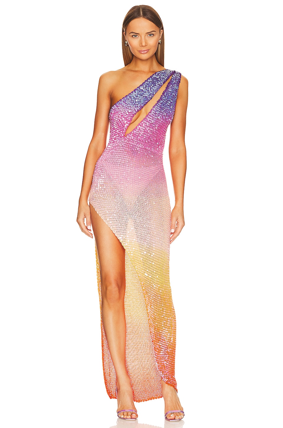 retrofete Candice Crochet Dress in Sunset Ombre REVOLVE