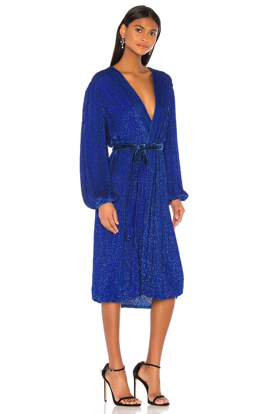 retrofete Audrey Robe in Royal Blue