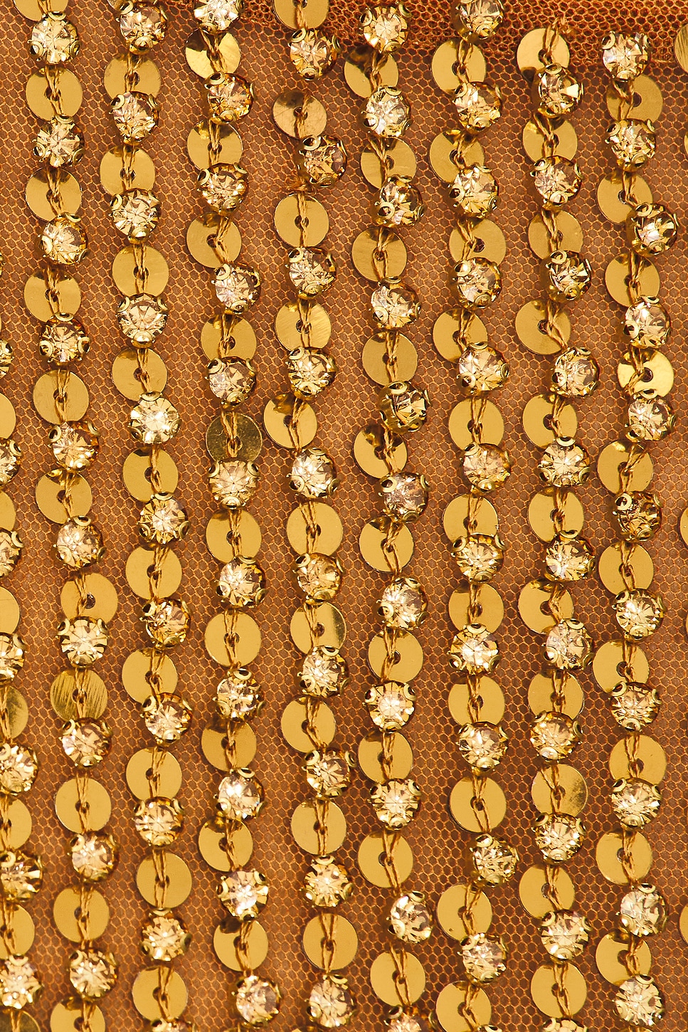 retrofete MELANIA クリスタルドレス - Cinnamon & Gold | REVOLVE