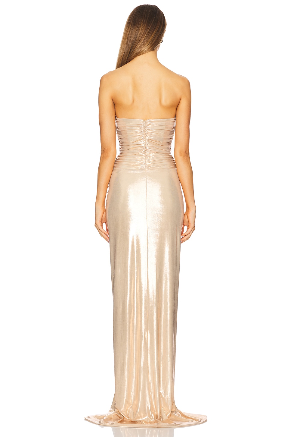 slim fit dress slacks STITCHED BANDAGE GOWN – HERVÉ LÉGER main image 1