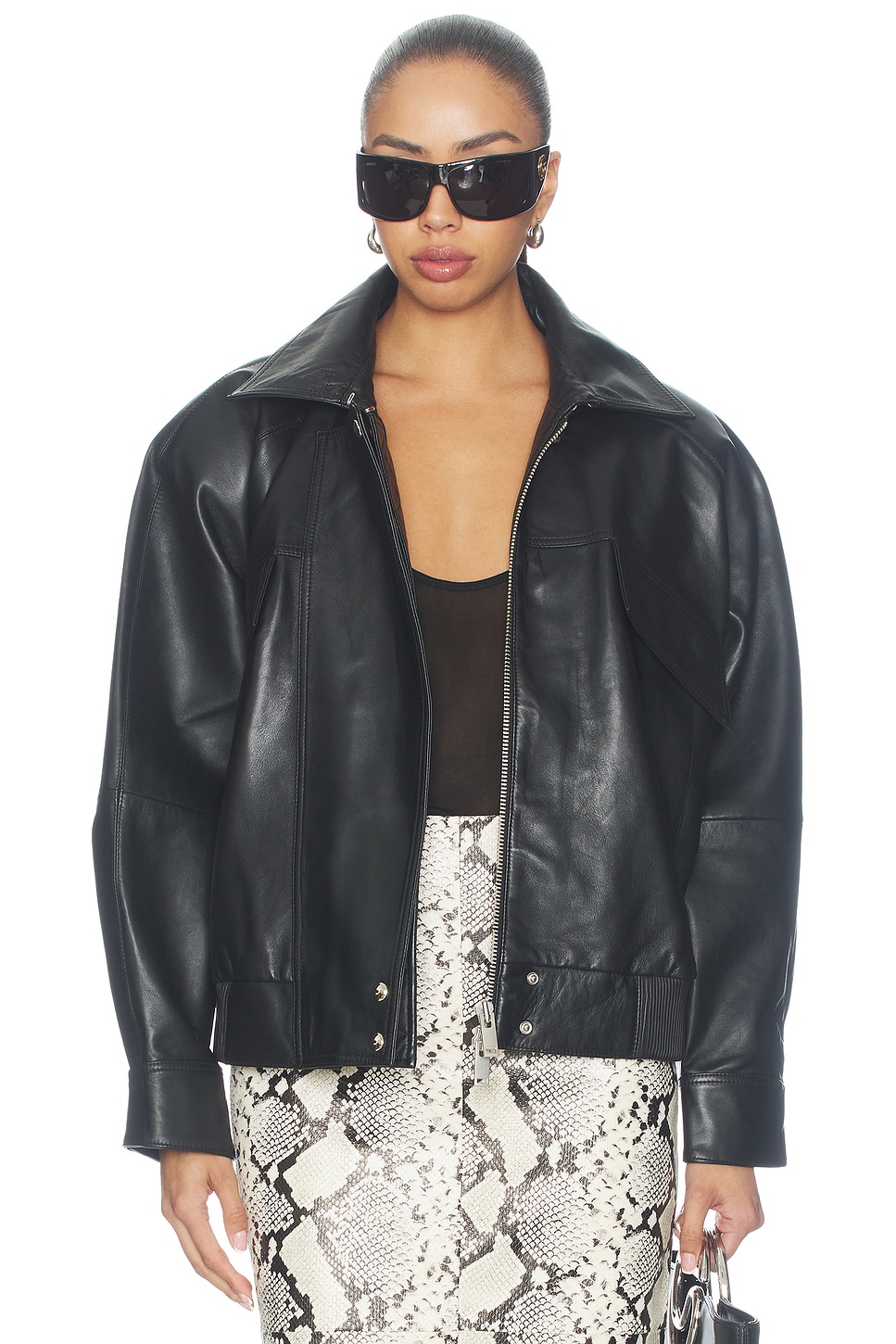Retrofête Sylvana Leather Jacket
