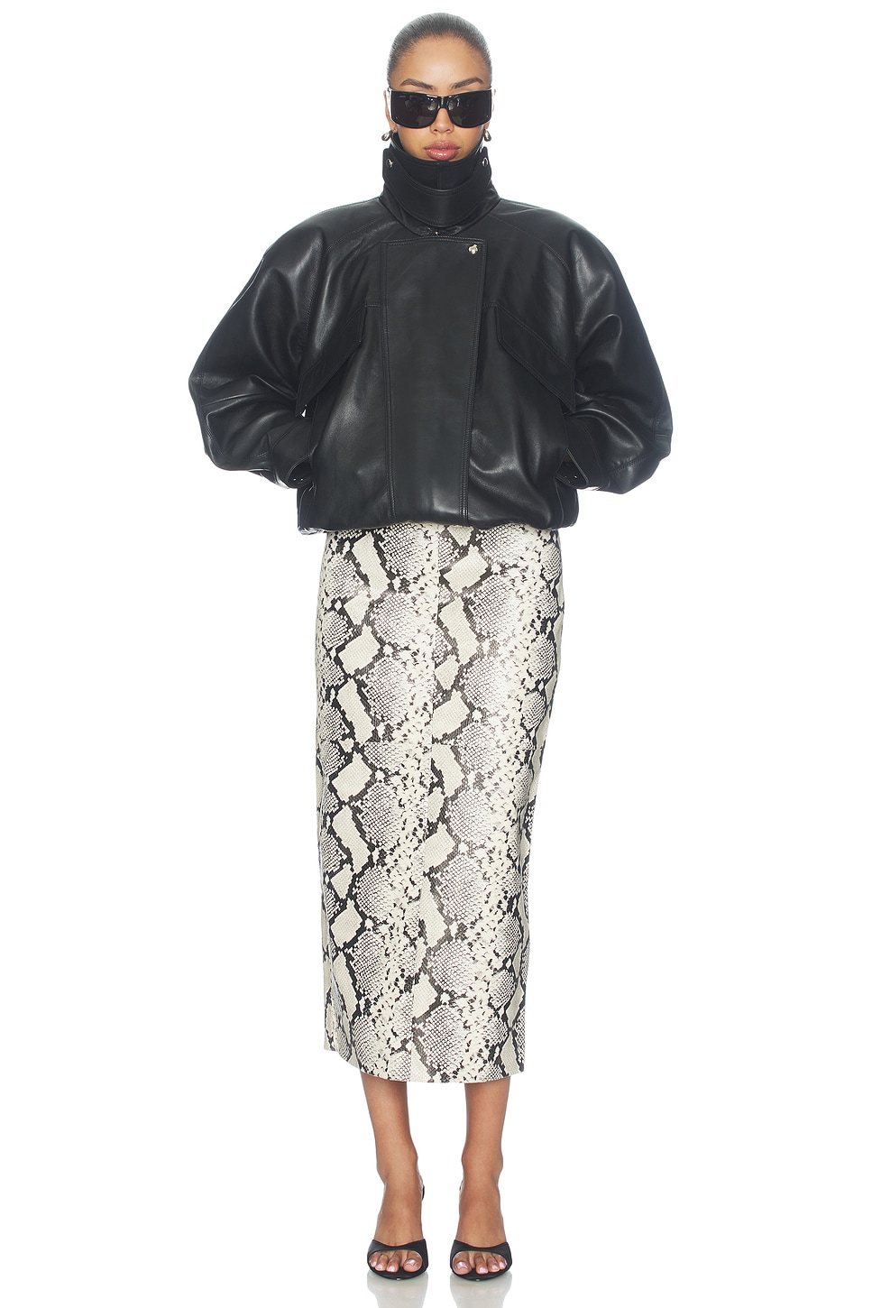 Retrofête Sylvana Leather Jacket