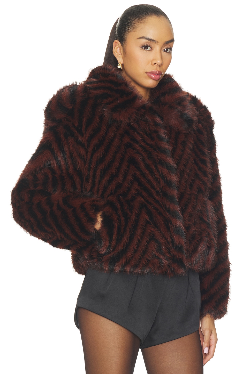 Retrofête Segrid Faux Fur Bomber