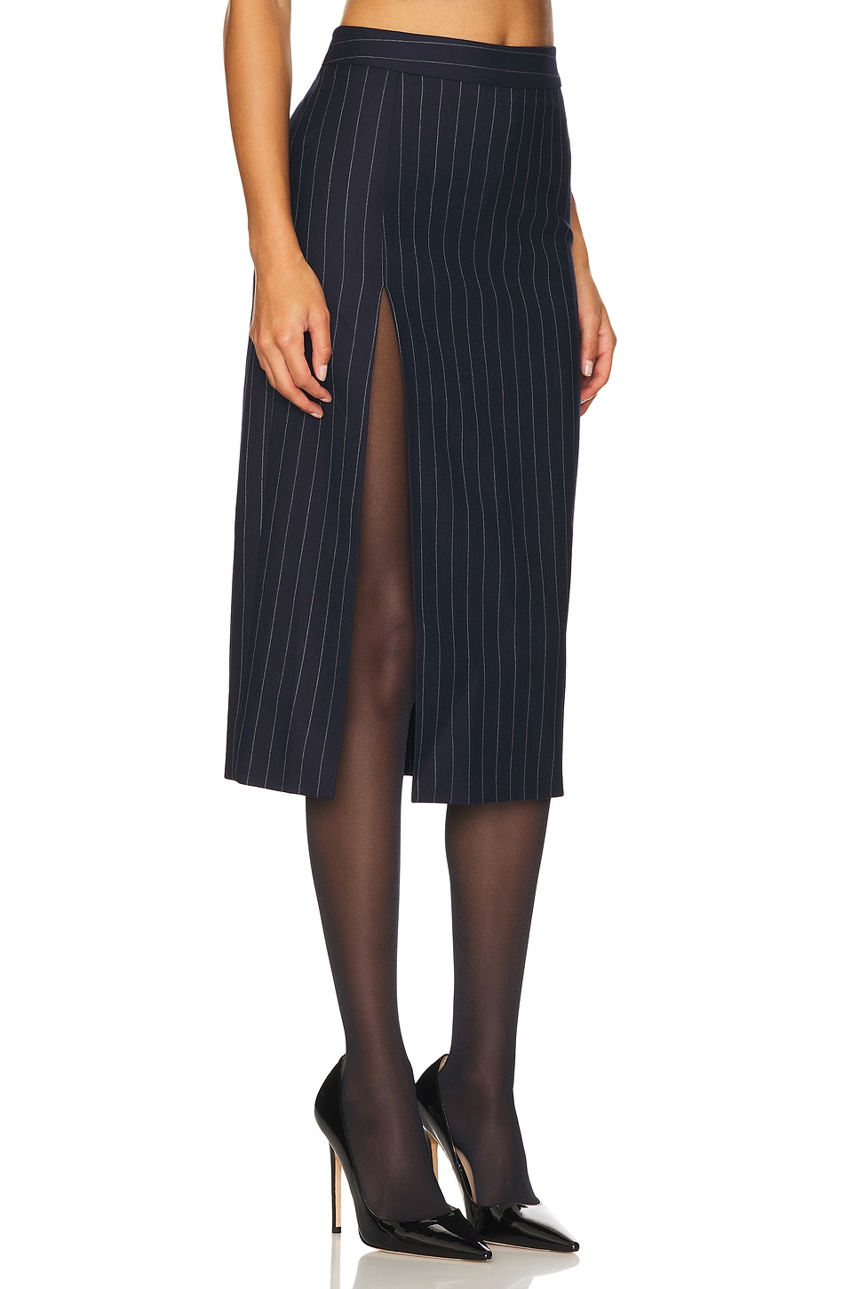 Buy Autry Striped Detail Skirt at Drezily 174000028990