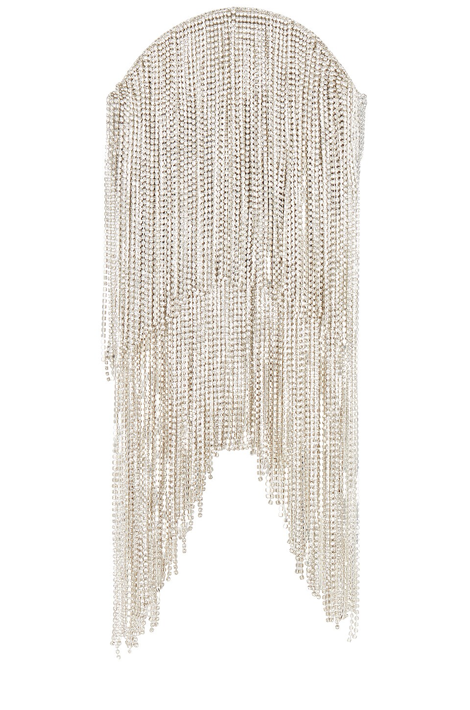 retrofete Talia Crystal Bag in White & Silver