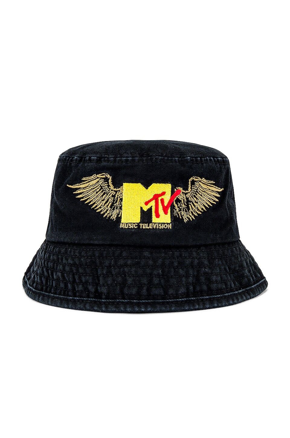 ROLLA'S MTV Wings Bucket Hat Washed Black
