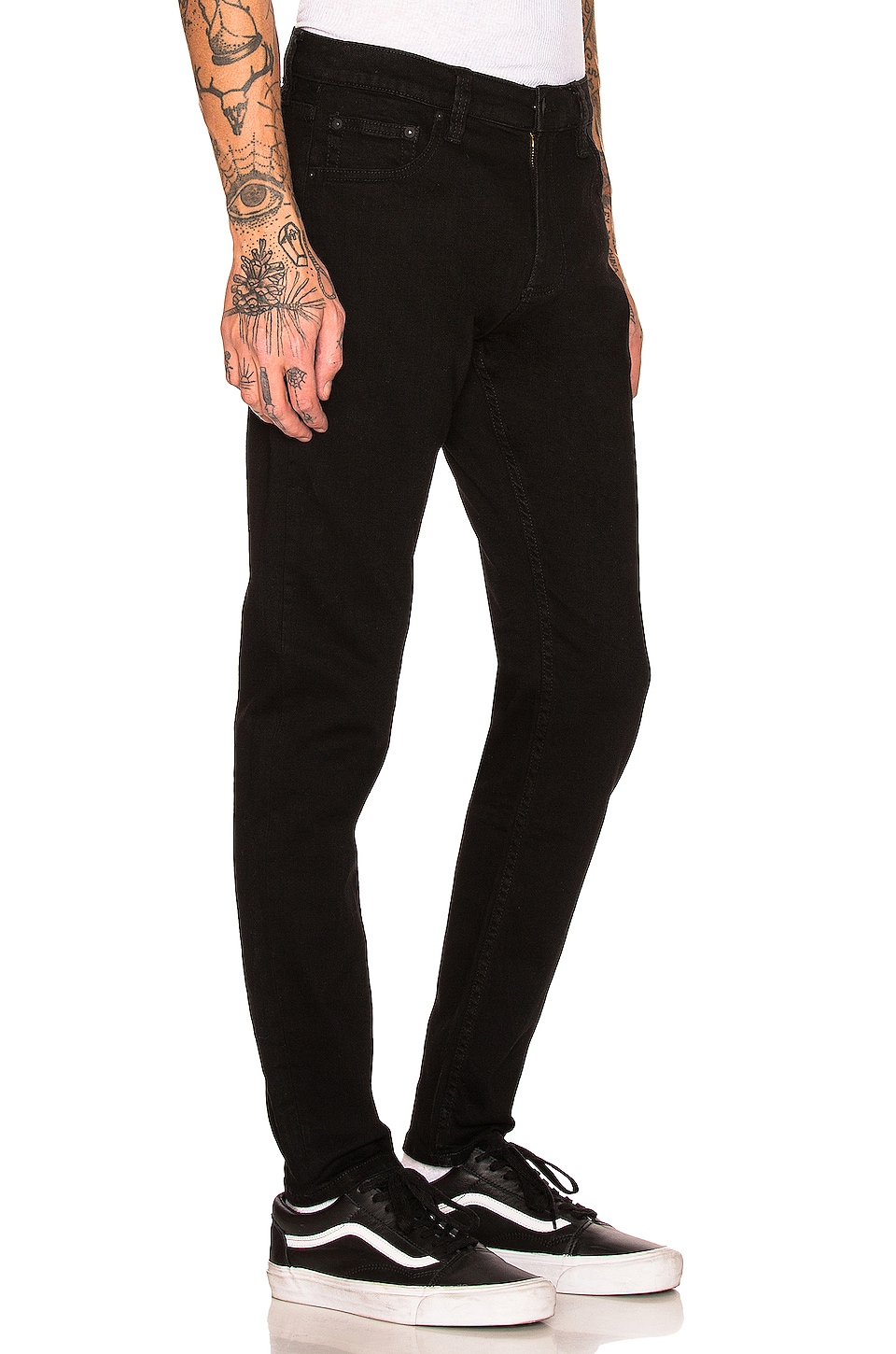 ROLLA'S Stinger Straight Leg in Black Gold