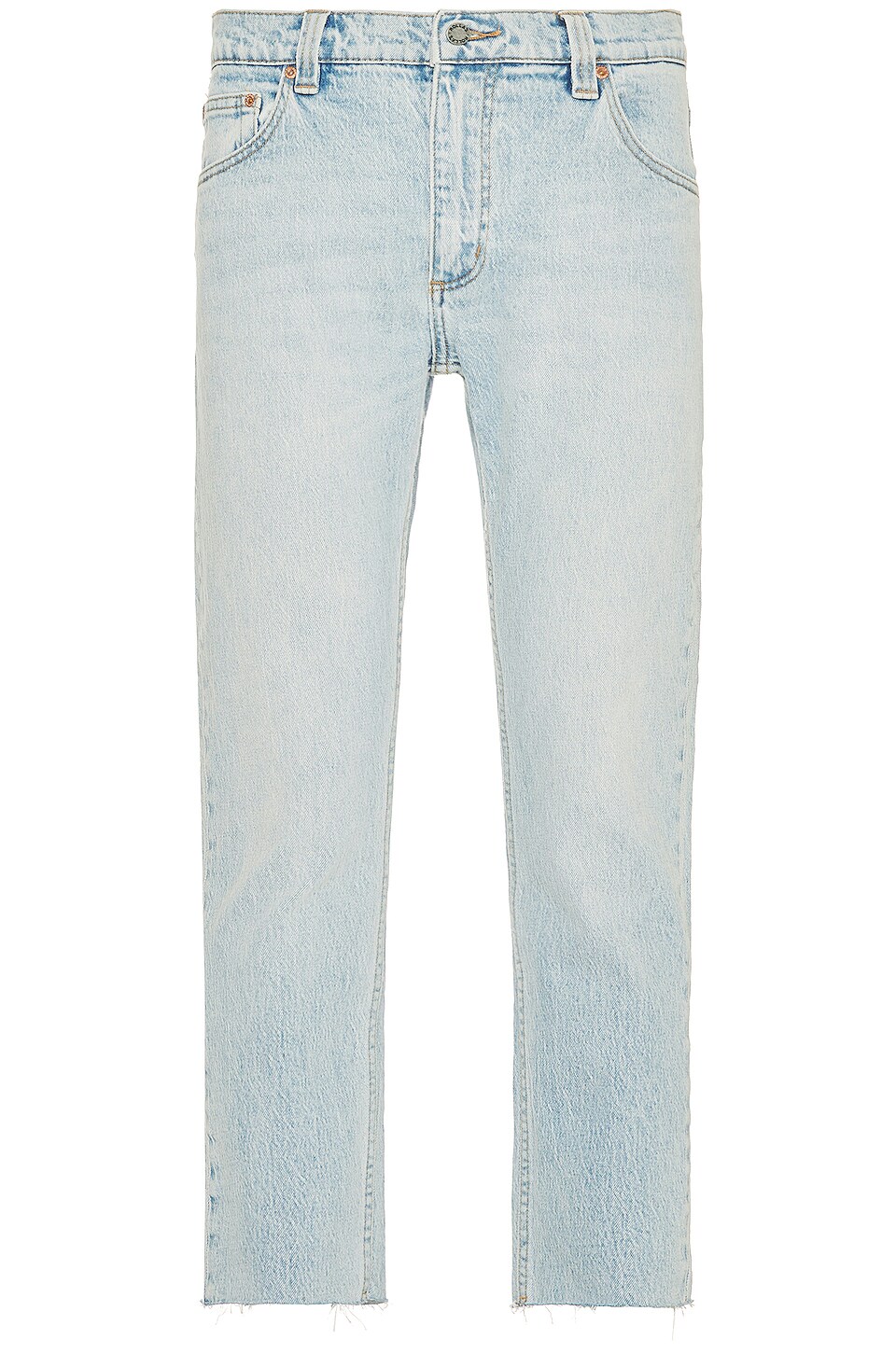 ROLLA'S Relaxo Chop Skinny Jean in Bonzer Blue