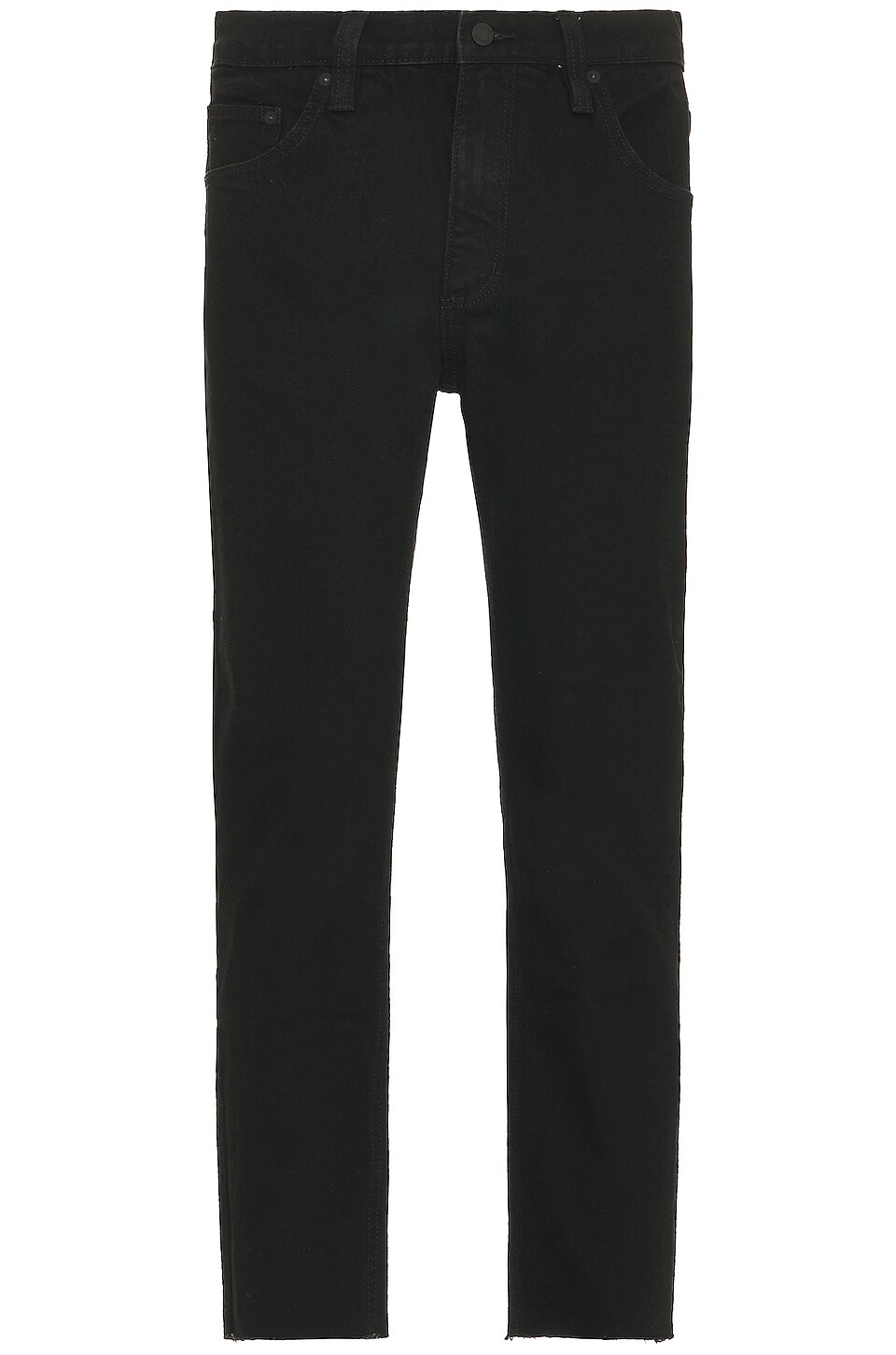 ROLLA'S Relaxo Chop Skinny Jean in Jet Black