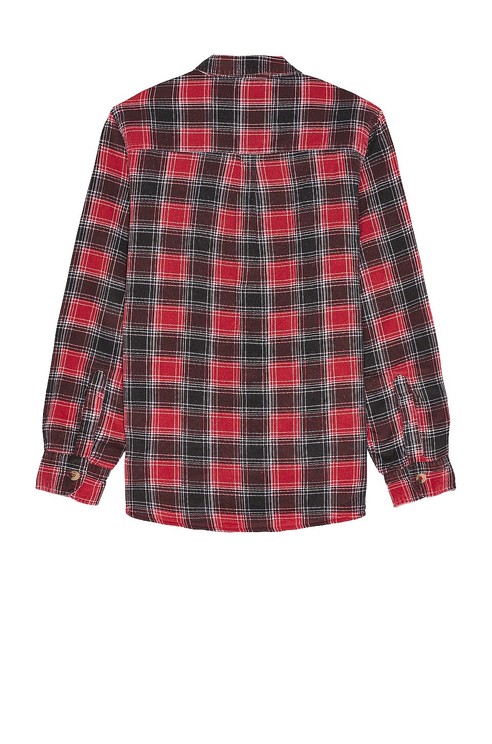 ROLLA'S Men At Work Quilted Cord Check Shirt in Multi