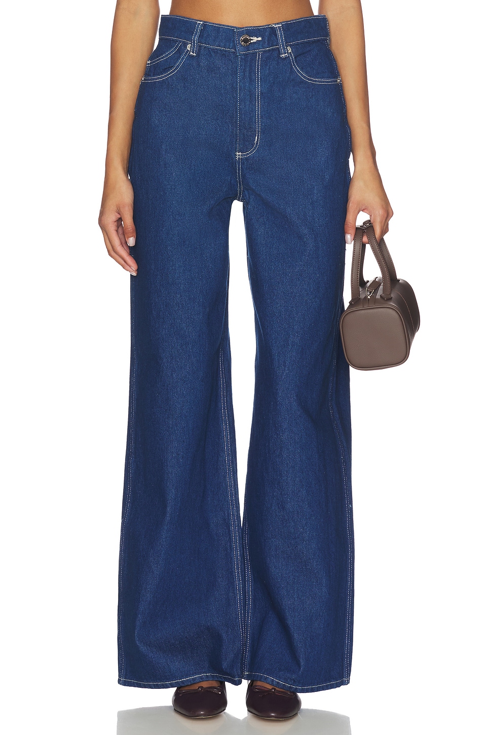 Rolla's Relaxed Sailor Long Wide Leg Jeans