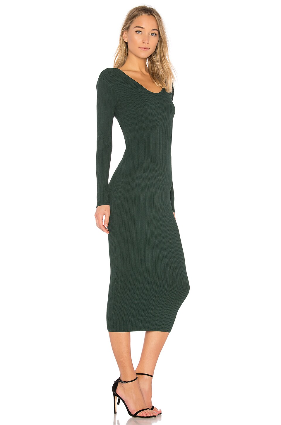 revolve variegated rib bodycon dress