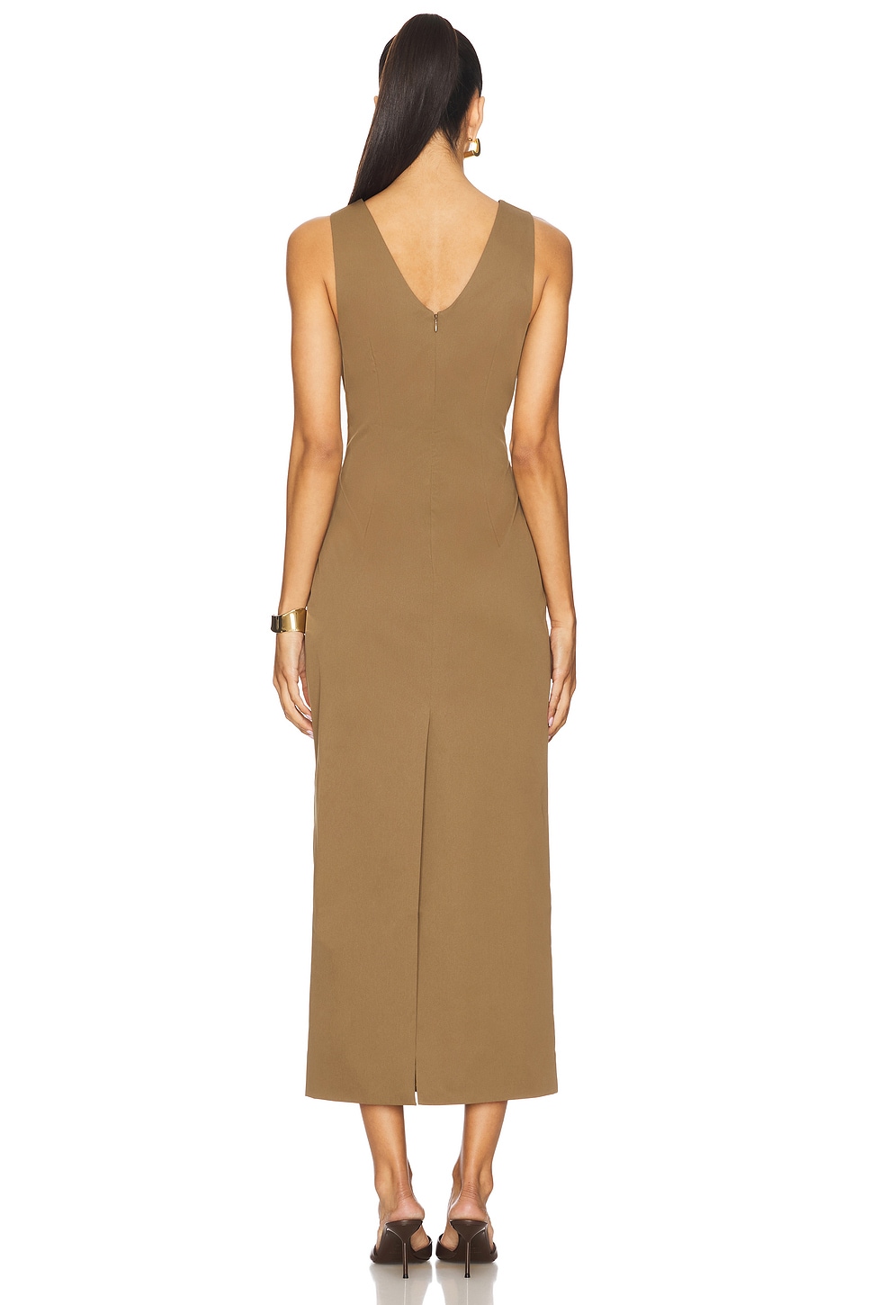 calvin klein halter maxi dress Calvin Klein Monogram Logo Halter Tie Neck Maxi Dress