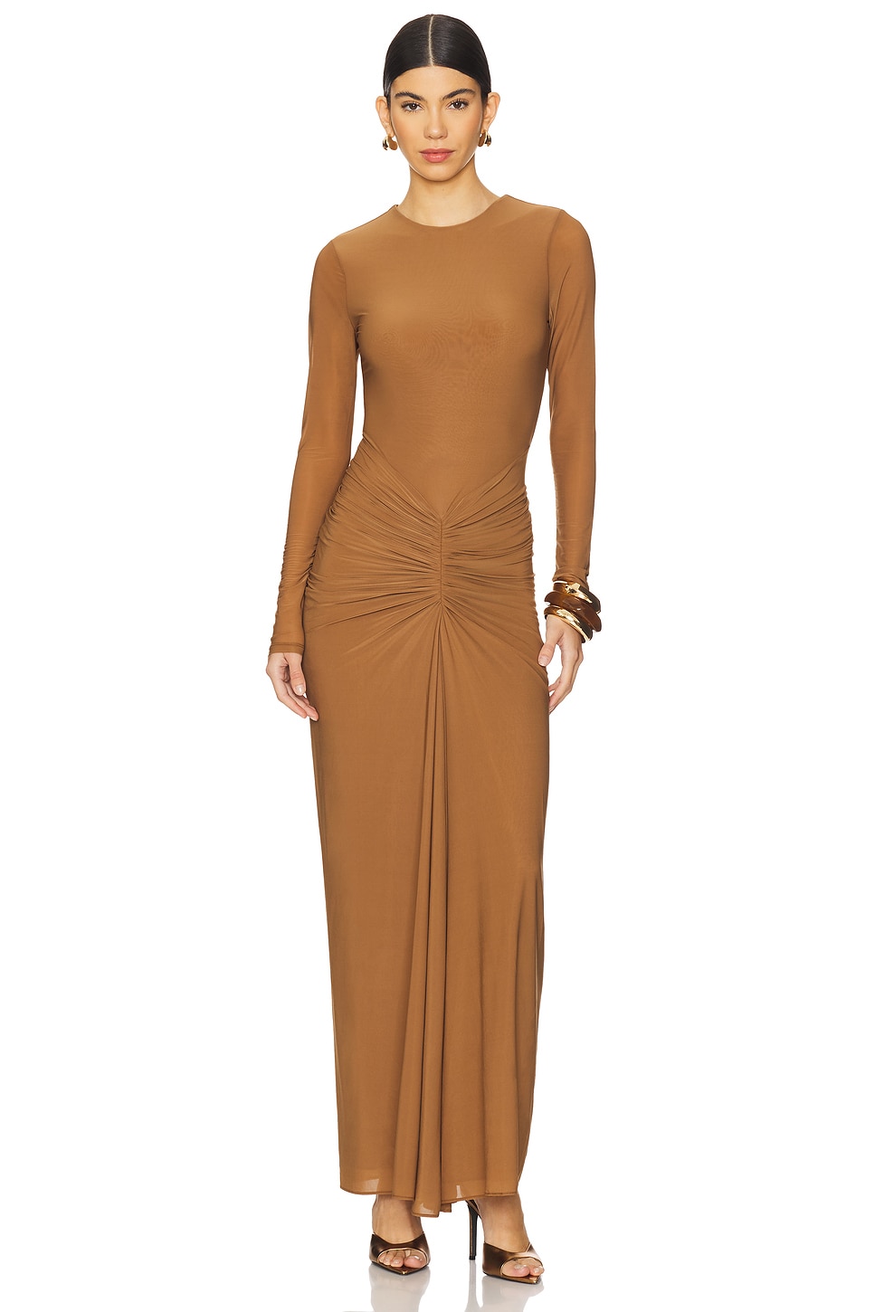 ronny kobo long sleeve maxi dress Ronny Kobo Women's Scorpio Longsleeve Jersey, Maxi Dress, Oxblood, Large at Amazon Women's Clothing store