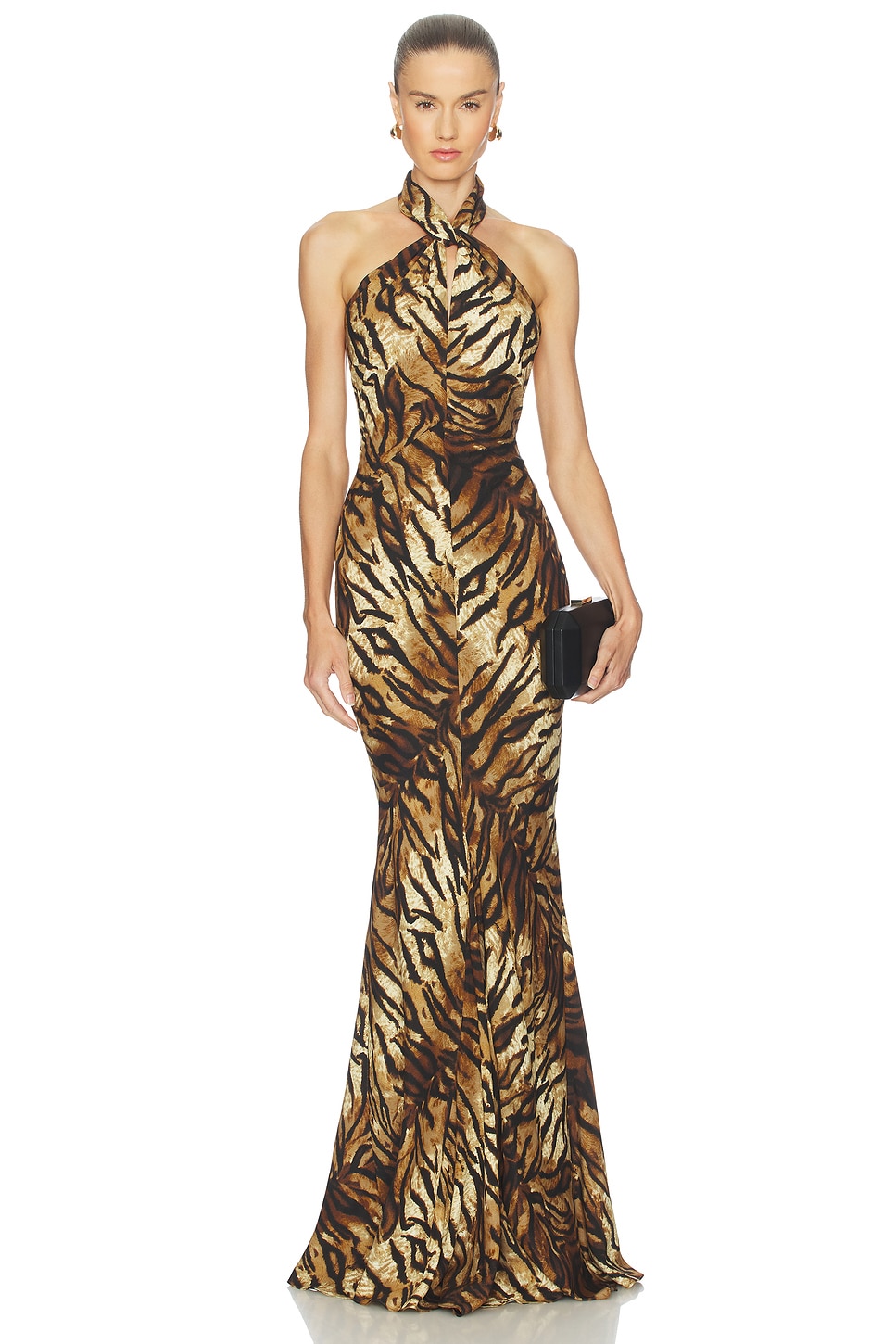 Ronny Kobo Affina Dress in Tigers Eye | REVOLVE