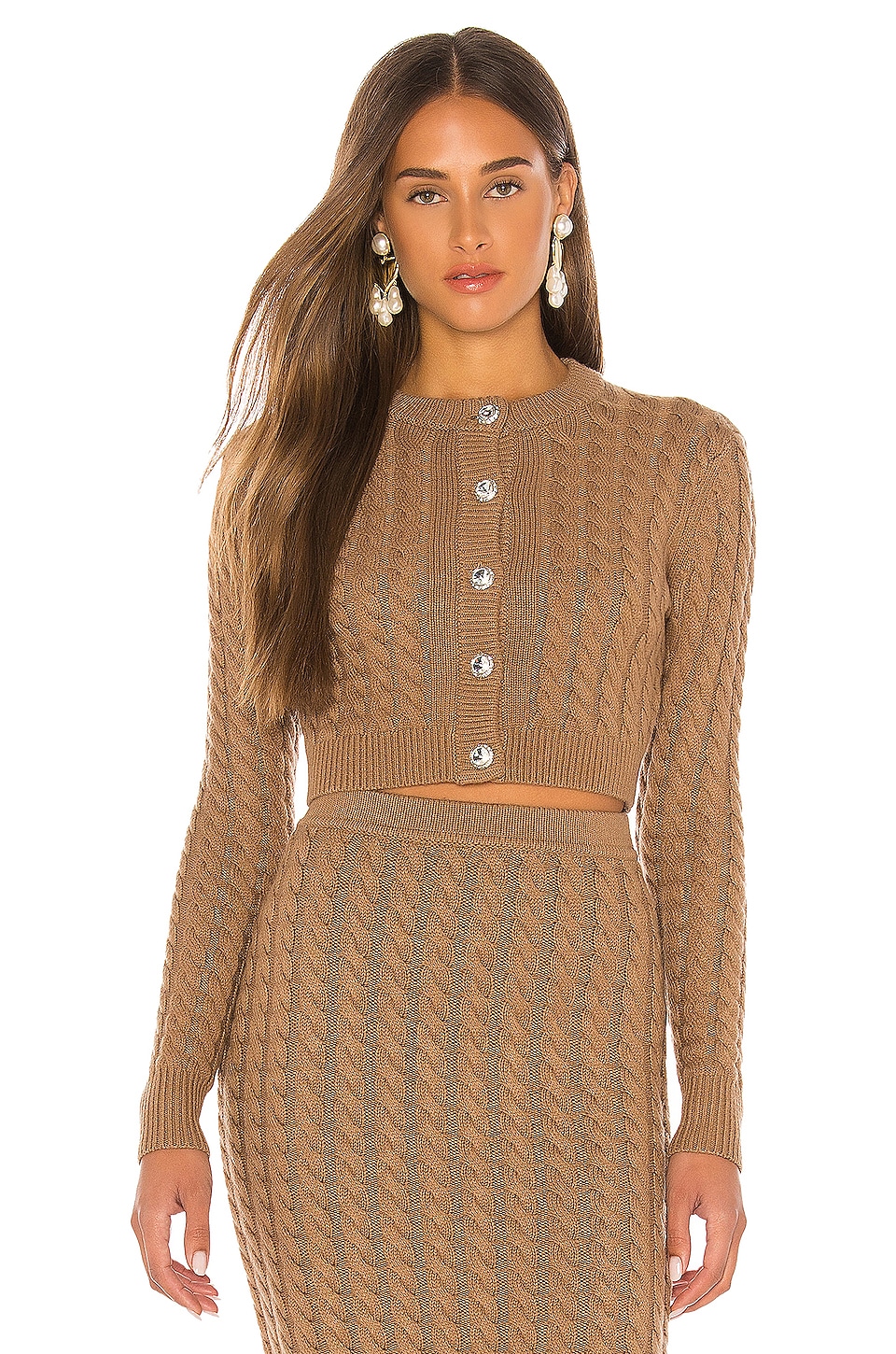 ronny kobo cable knit sweater