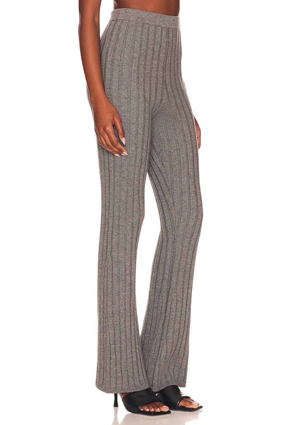 Ronny Kobo Obelia Knit Pants in Grey