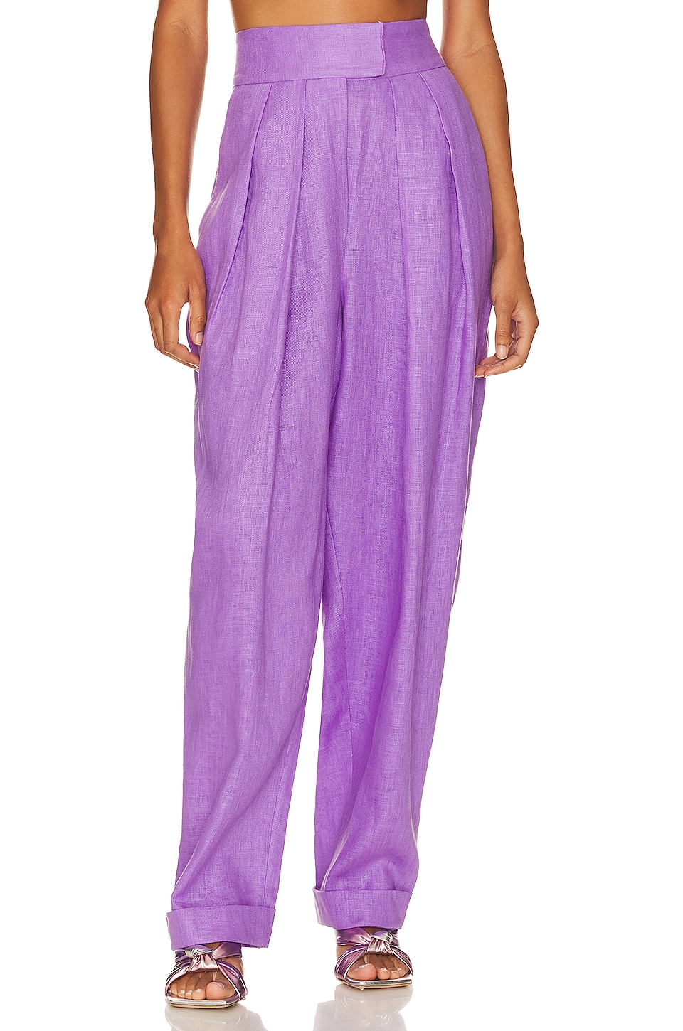 Ronny Kobo Darine Pant in Ultra Purple | REVOLVE