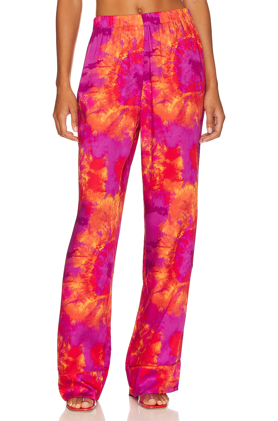 Ronny Kobo Dora Pant in Tie Dye Pink | REVOLVE