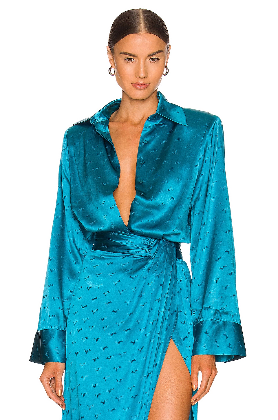 Ronny Kobo Faith Top in Caneel Bay Blue