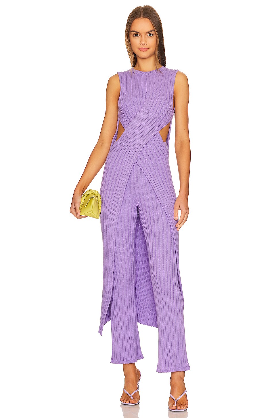 Ronny Kobo Nakia Knit Top in Lavender
