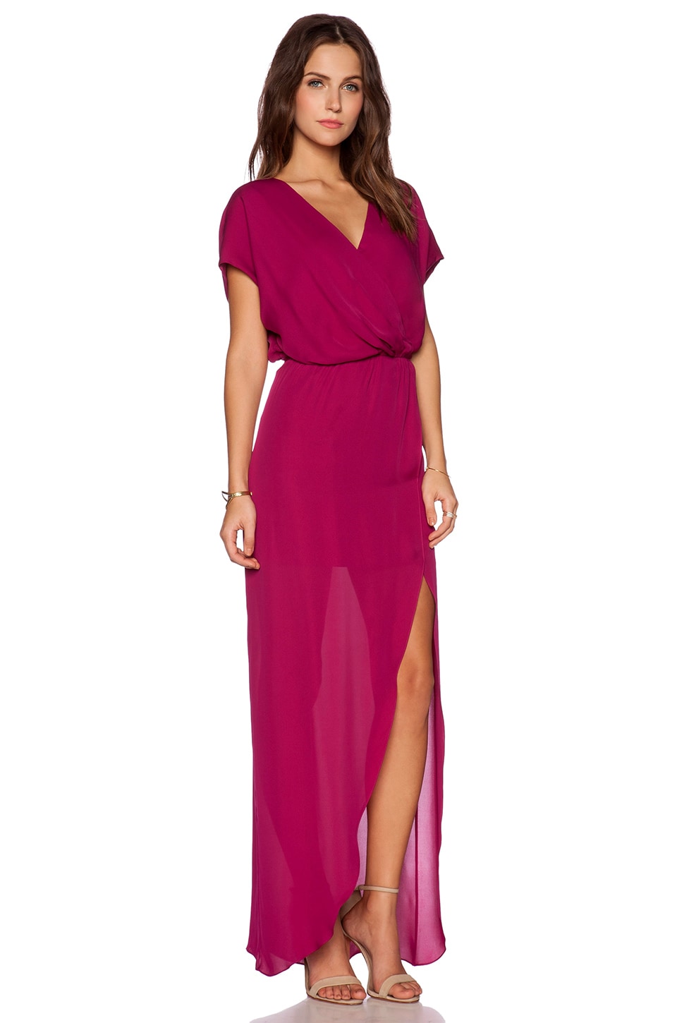 Rory Beca MAID by Yifat Oren Plaza Gown in Magenta | REVOLVE