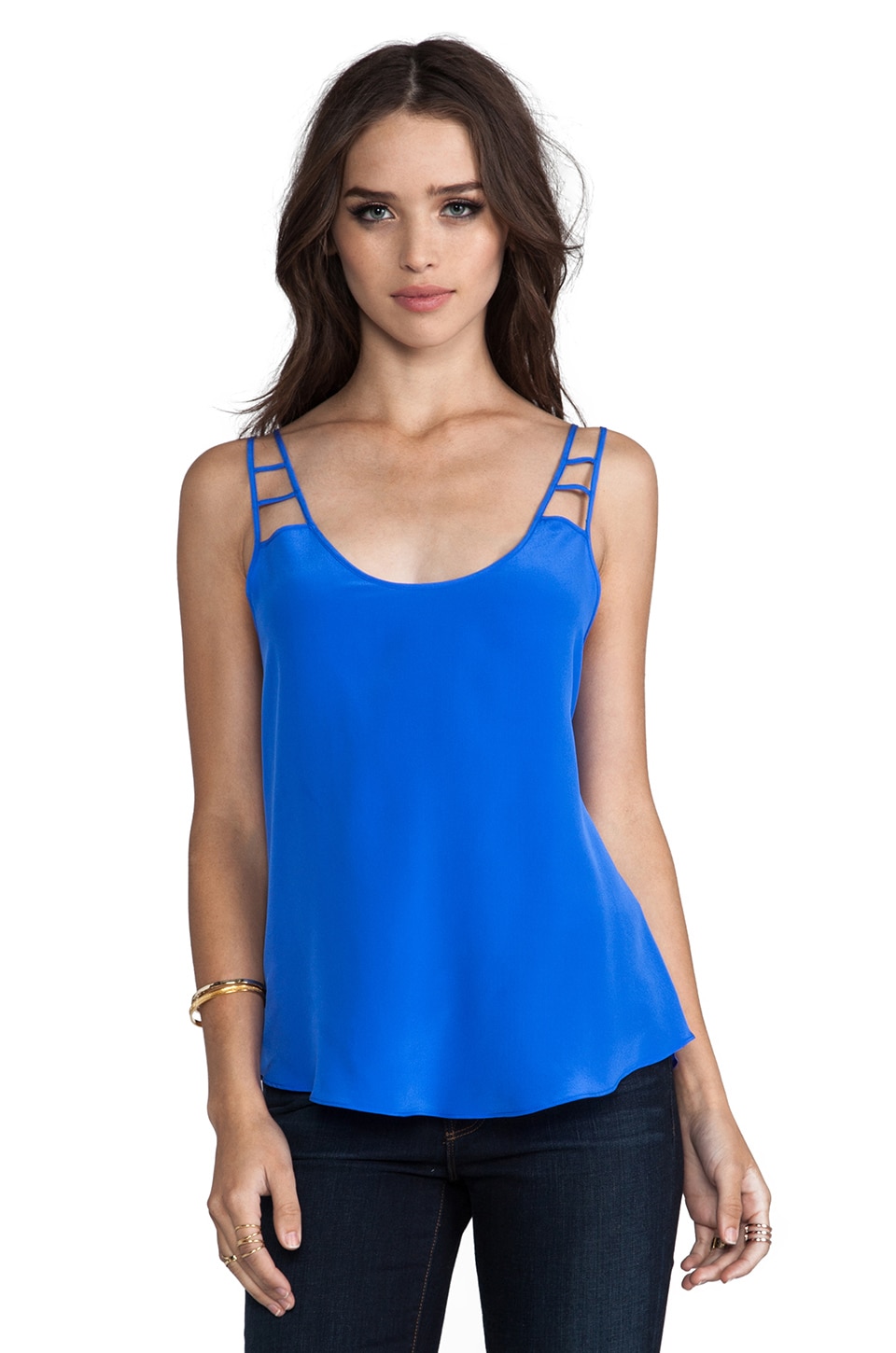 Rory Beca Maya Cut Out Cami in Sea Breeze | REVOLVE