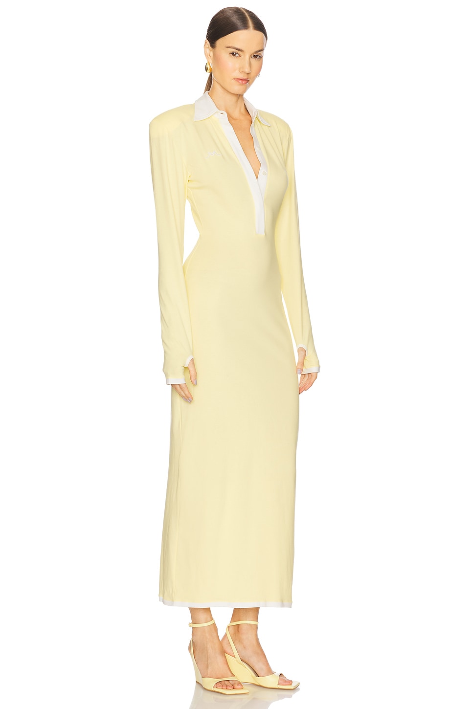 Rowen Rose - Long Sleeve Polo Dress | Plush