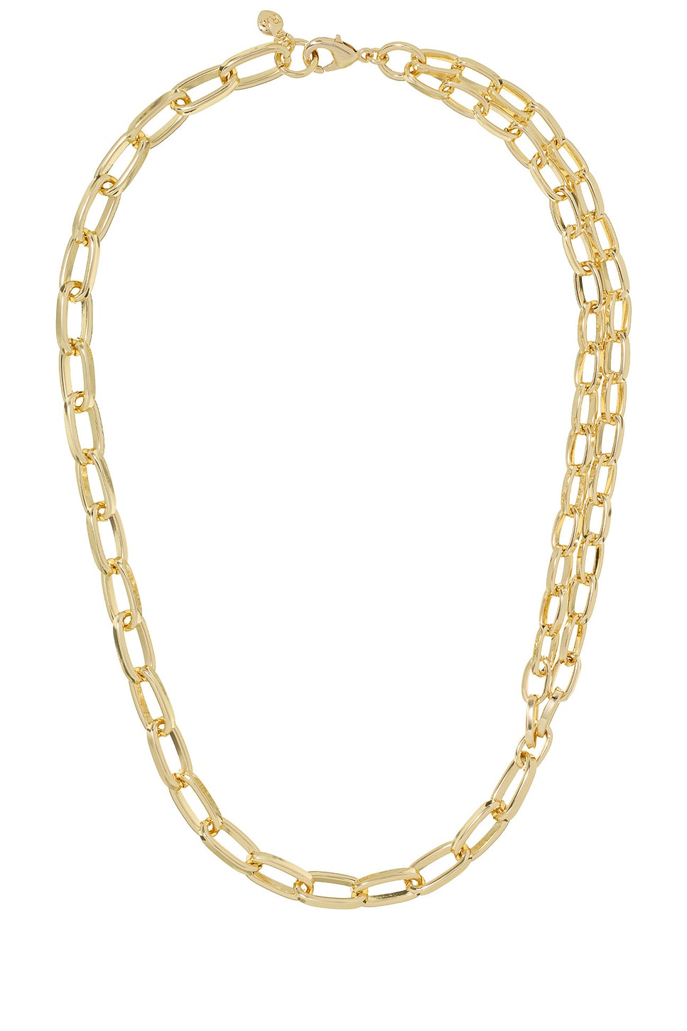 The Paperclip Double Chain Necklace