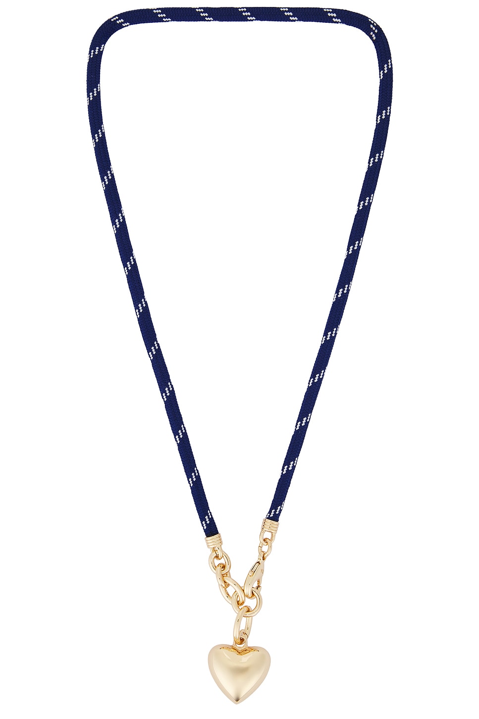 The Cord Heart Charm Necklace