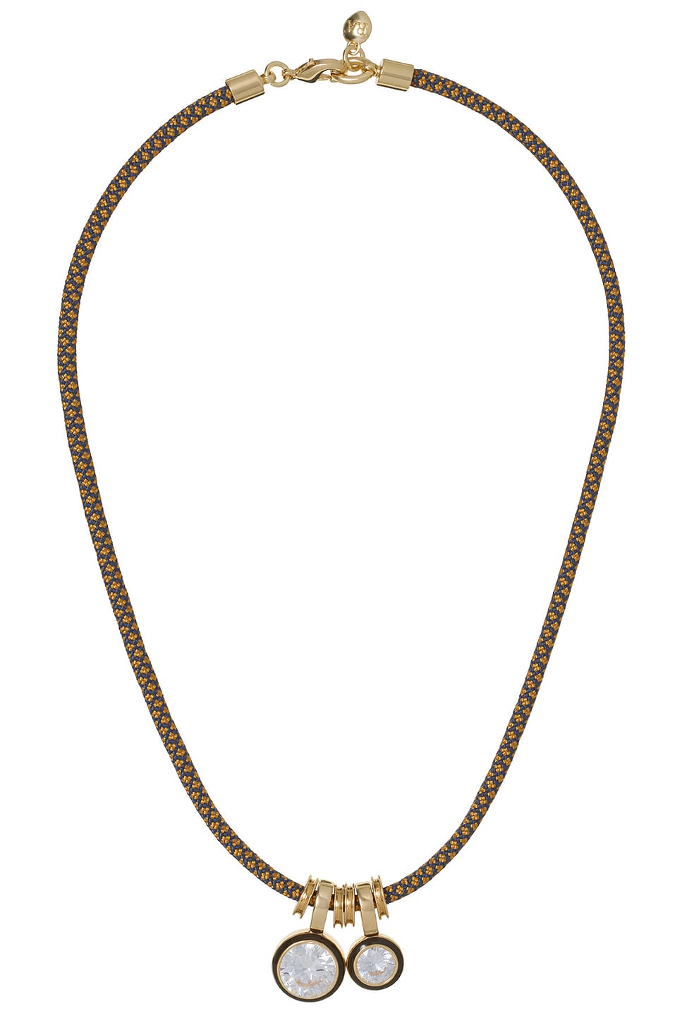 The Cubic Drop Cord Necklace